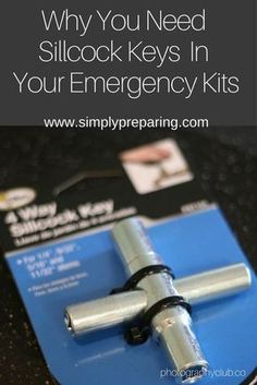 What are sillcock keys and how can they help you? Find out here. Family Emergency Kit, Emergency Prepardness, Winter Survival, Emergency Water, Survival Supplies, Urban Survival, Survival Techniques