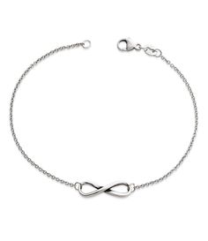 Celebrate your unending love with this contemporary bracelet. Pair it with the Petite Infinity Necklace for a meaningful matching set.sterling silverlobster closuresmall approx. 6.5"medium approx. 7"large approx. 7.5"Made in USA. James Avery Necklace, Silver Infinity Bracelets, Sterling Silver Jewelry Bracelets, Contemporary Bracelets, Ankle Jewelry, Women's Bracelets, Wire Work Jewelry, James Avery, Infinity Necklace