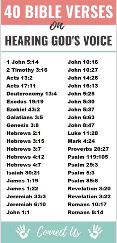 a poster with the names of bible verses on it