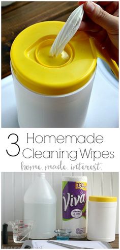 3 homemade cleaning wipes that you can use to clean your house and keep it fresh