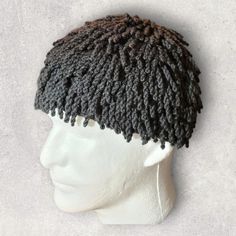 Crochet Wig Pattern, Top Hat Crochet, Chemo Wig, Dreadlock Wig, Crochet Dreadlocks, Billy Gibbons, Crochet Wig, Zz Top, Wig Hat