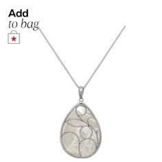 in stock Pearl Pendant Set, Mother Of Pearl Pendant, Fine Jewellery Necklace, Pendant Set, Pearl Pendant, Sterling Silver Chains, Mother Of Pearl, Jewelry Watches, In Store