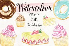 watercolour cakes the art of cake by susan grisby, book cover design