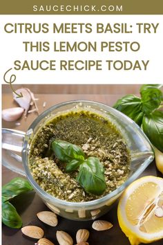 Lemon Pesto Sauce Recipe Lemon Basil, Everyday Meals