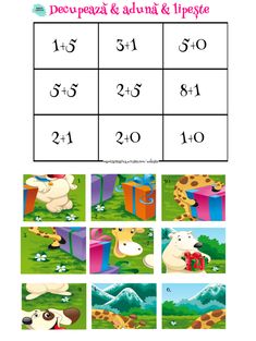 an animal themed sud puzzle with numbers and images to match the animals in each box