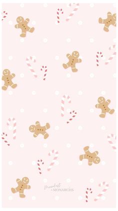 Pink Christmas Aesthetic Background, Cute Christmas Wallpapers Aesthetic Pink, Pink Gingerbread Wallpaper, Cute Christmas Wallpaper Pink, Pinkmas Wallpaper, Preppy Wallpaper Christmas, Christmas Background Pink, Christmas Backgrounds Pink, Christmas Wallpaper Pastel