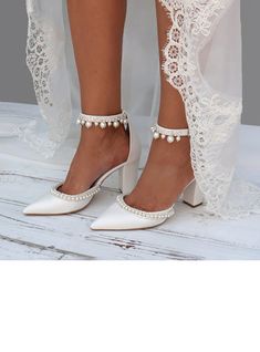 JJ's House Pearl Rhinestone Women's Block Heel Wedding Wedding Heels Bridal Shoes Elegant Faux Leather Buckle Point Toe Wedding Shoes. #JJ's House #Pearl #Rhinestone #Women's #BlockHeel #Wedding #WeddingHeels #BridalShoes #Elegant #FauxLeather #Buckle #PointToe #WeddingShoes Bridal Shoes Block Heel Wedding Dress, Wedding Shoes Block Heel Closed Toe, Pearl Block Heel Wedding Shoes, Low Block Heel Wedding Shoes, Bridal Shoes Block Heel Closed Toe, Closed Toe Bridal Shoes, Pearl Wedding Heels, Short Wedding Heels, Block Heel Wedding Shoes Brides