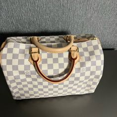 Used Once. Brand New Condition, Comes With Box, Dust Bag And Everything Showing. 100% Authentic Bags Louis Vuitton, Vuitton Bag, Louis Vuitton Bags, White Bag, Purses And Handbags, Louis Vuitton Bag, Beauty Hacks, Dust Bag, Color White