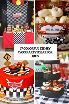 colorful disney cars party ideas for kids