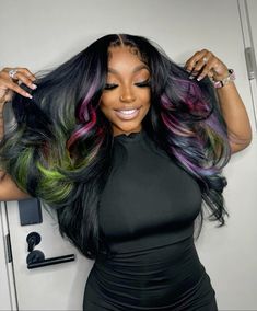 Birthday Hair Color Ideas, Hairstyle Suggestions, Weave Colors, Lace Wigs Styles, Exotic Hairstyles, Frontal Wig Hairstyles, Quick Weave Hairstyles, Hair Techniques, Frontal Hairstyles