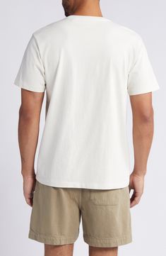 A tonal embroidered logo near the back hem keeps the branding subtle on this classic crewneck cut from soft, breathable cotton jersey. 28" length (size Medium) 100% cotton Machine wash, dry flat Made in Portugal Frame Logo, White Canvas, Cotton T Shirt, Cotton Tshirt, Portugal, Nordstrom, Branding, Crew Neck, Size Medium