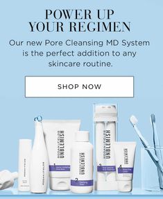 Power up your Regimen. Our new Pore Cleansing MD System is the perfect addition to any skincare routine. Click to shop now. Pore Cleanser