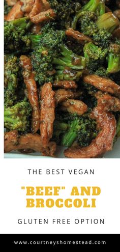 the best vegan beef and broccoli gluten free option is here