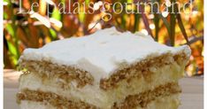 a piece of cake sitting on top of a wooden table