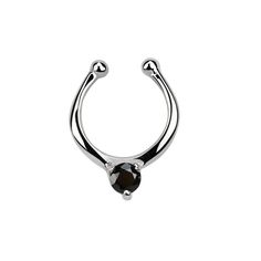 PRICES MAY VARY. STYLE: CZ Crystal Center Clip On Non-Piercing Septum Ring MATERIAL: 925 sterling silver GAUGE/BAR THICKNESS: 18GA (1mm) DIAMETER LENGTH: 1/2" (12mm) AVAILABLE IN: clear, pink, purple, or black Anniversary Silver Nose Ring With Prong Setting, Classic White Gold Sterling Silver Piercings, Elegant White Gold Nose Rings In Sterling Silver, Classic Sterling Silver Piercings, Elegant Silver Nose Ring With Prong Setting, Elegant Silver Nose Rings For Anniversary, White Gold Septum Ring With Prong Setting For Anniversary, Elegant Silver Nose Ring, Elegant Sterling Silver Septum Ring