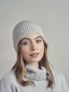 Mode at Rowan Pure Cashmere - Joslyn Beanie - Laughing Hens Subtle Luxury, Knit In The Round, Feather Light, Soft Yarn, Pattern Books, Digital Pattern