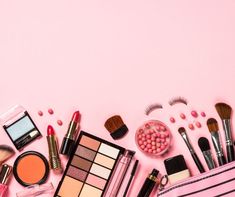 Beauty Products Name Ideas, Pink Computer, Wallpaper Makeup, Pencil Png, Alat Makeup, Makeup Wallpapers, Old Makeup, Download Wallpaper Hd, Top Makeup