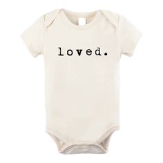 What's More Loved Than Your Little Ones? Express Your Love By Dressing Your Littles In Our Loved Design! A Natural Organic Cotton Onesie Is The Perfect Gender Neutral Bodysuit For Every Baby Boy Or Girl, Coming Home Hospital Outfit, Baby Shower Gift, Or A Comfortable Everyday Baby Look! Details: Tenth And Pine Creates Organic, Modern, Gender Neutral Pieces For Infants Through Adults! Each Piece Is Ethically Made In The Usa. Made From 100% Soft Organic Cotton. Bodysuit Outfit, Birthday Babe, Hospital Outfit, Cotton Bodysuit, Girl Onesies, Baby Outfits, Short Sleeve Bodysuit, Happy Baby