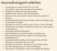 Easy Dessert Recipes Step By Step, Eclectic Witch Aesthetic Fashion, Chaotic Witch Aesthetic, Neurodivergent Witch, Different Kinds Of Witches, Science Witch, Kinds Of Witches, Urban Witchcraft, Secular Witch