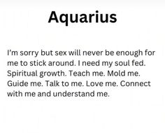 the text is written in black and white on a piece of paper that says aquarius