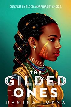 the gilded ones book cover with an african woman