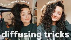 HOW TO DIFFUSE WAVY HAIR \ more volume, less wonky waves - YouTube Diffusing Wavy Hair, Diffuse Wavy Hair, Curly Hair Diffuser, Volume Haircut, Fine Wavy Hair, Lady Locks, Straight Wavy Hair, Hair Diffuser, Thick Wavy Hair