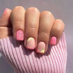 45062863290580 Nails Short Square, Press On Nails Short, Nagel Tips, Easy Nails, Floral Nail Art, Cute Gel Nails, Nails For Women, Short Nail Designs, Stick On Nails