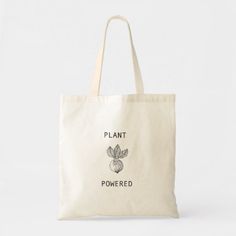 Plant Powered Vegan Vegetarian Herbivore Tote Bag - vegan personalize diy customize unique Tote Bag Video, Aesthetic Tote Bag Design, Handpainted Tote, Handpainted Tote Bags, Bag Video, Vegan Vibes, Tote Bag Designs, Vegan Design, Vegan Tote Bag