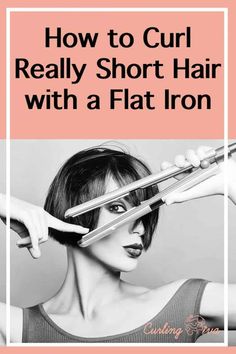 Curled Pixie, Ringlet Curls, Beach Curls, Flat Iron Curls, Really Short Hair, Flat Irons, How To Curl Short Hair, Tight Curls, Flat Hair