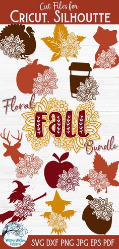 fall svg cut files for cricut and silhouette