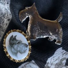 Vintage Scottish Terrier Pendant /Brooch And Brooch.  | eBay Classic Brooch Pins As Gift, Pendant Brooch, Scottish Terrier, Vintage Brooches, Vintage Watches, Vintage Gold, Antique Jewelry, Vintage Antiques, Brooches