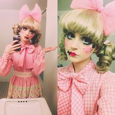 chloemackey's photo on Instagram Creepy Doll Costume, Broken Doll Makeup, Doll Makeup Halloween, Doll Face Makeup, Doll Halloween Costume, Broken Doll, Doll Faces, Diy Kostüm, Hallowen Costume