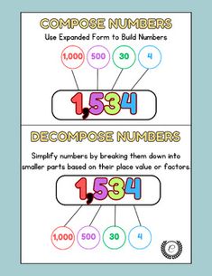 two numbered numbers with the same number on each side and one hundredths below them