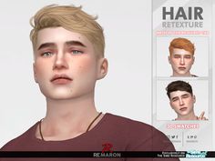 an image of a man with short hair for the simse game hairstyles