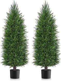 Amazon.com : artificial outdoor evergreen trees Cedar Plant, Artificial Topiary, Plants Outdoor, Front Porch Decor, Artificial Trees, Evergreen Trees, Pine Trees, Cozy Cottage, Porch Decor