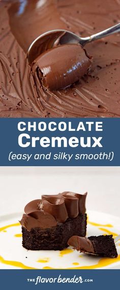 chocolate cremeux is an easy and silky smooth dessert that's ready to be eaten