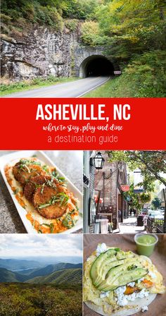 the cover of ashsville, nc where you can enjoy and dine