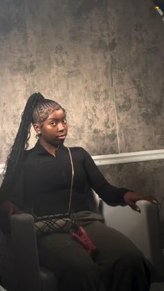 Cornrow Ponytail Styles, Black Hair Protective Styles, Dreads Short Hair, Feed In Braids Ponytail, Black Hair Stylist, Mommy Hairstyles, Feed In Ponytail, Lemonade Braids Hairstyles, Cornrows Braids For Black Women