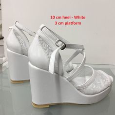 Now we have 6 cm heel legth option too 6 cm , 8 cm , 10cm , 11 cm,12 cm,13cm or 14cm heel size options wedge Shoes Ivory ,white and black color options These shoes will look great on you along with your wedding dress at your wedding. Everyone's eyes will be on you. Bridal Wedges, Ivory Bride, Wedding Wedges, Wedding Shoes Platform, Wedge Wedding Shoes, Shoes Bride, Ivory Wedding Shoes, Wedding Shoes Bride, High Wedges