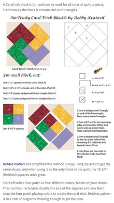 the instructions for how to make an origami quilt