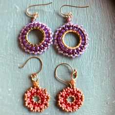 Using shaped beads & seed beads students will learn basic stitch work to create beautiful beaded earrings. Saturday June 16th 2:00 - 4:00 pm $30 + materials Bead Stitch, Beautiful Beaded Earring, Stitch Earrings, Stitch Work, Bead Stitching, Beaded Earrings, Seed Beads, Crochet Earrings, Beads