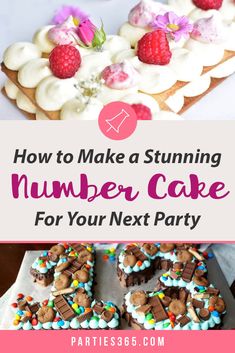 how to make a stunning number cake for your next party