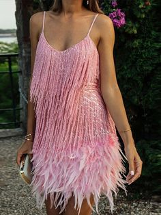 Feather Tassel Sequins Strap Mini Dress







Size Chart





SIZE

S

M

L

XL

XXL

 

 

 





Bust (cm)

82

88

94

100

104

 

 

 





Waist (cm)

68

72

76

80

84

 

 

 





Hips (cm)

82

98

100

108

112

 

 

 





Dress Length (cm)

64

65

66

67

68

 

 

 





NOTE: Please compare the detail sizes with yours before you buy!!! (2.54cm = 1inch) All are measured by hand, so please allow 2-3 cm mistake .































































02 S Vestidos Color Rosa, Stitching Dresses, 파티 드레스, Glitter Party, Dress Women Elegant, Spaghetti Strap Mini Dress, Mini Party, Mini Robes, Roaring Twenties