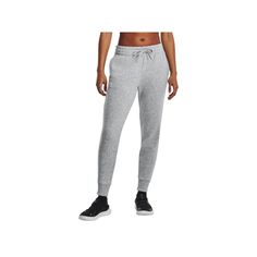 Perfect for chasing new personal records, the start of a fitness journey, or for the comfiest exercise pants you've felt yet, the Under Armour Rival Fleece Joggers for Ladies keep you warm, focused, and ready. These Under Armour joggers sport an ultrasoft, midweight cotton-blend fleece with brushed interior for exceptional comfort with optimized warmth. Hand pockets keep essentials close, while long, ribbed cuffs and a tapered-leg fit seal out the elements. 80% cotton/20% polyester. Machine wash Under Armour Joggers, Women Jogger Pants, Style Sportif, Neue Outfits, Sports Trousers, Lady Grey, Performance Wear, Heather White, Joggers Womens