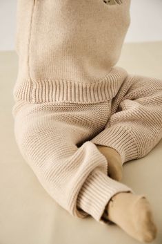 Ethan Pant - Oatmeal Marle Cozy Cotton Pants, Cozy Solid Color Cotton Pants, Cozy Beige Cotton Pants, Fitted Cotton Winter Bottoms, Cozy Cotton Pants With Soft Texture, Winter Cotton Soft Knit Bottoms, Winter Soft Knit Cotton Bottoms, Winter Cream Cotton Bottoms, Cream Cotton Bottoms For Winter