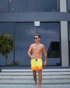 *NEW tapered leg for a more refined fitSay farewell to restrictive swimwear and welcome the freedom you deserve! Radiating a vibrant yellow fading into a striking neon orange, the Faded Waves Sunset 5” swim trunks redefine comfort, guaranteeing unrestrained movement for every beachside escapade. Dive, jump, or simply lounge carefree as these swim shorts become your indispensable summer companion. Recognising the value of time, especially during vacations, our swim shorts boast an exceptional qui Waves Sunset, Trunks Swimwear, Mens Swim Shorts, Perfect Marriage, Mens Swim Trunks, Designer Swimwear, Man Swimming, Neon Orange, Swim Trunks