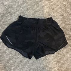 Lululemon Camo Hotty Hot Shorts. Size 4. Never Worn. 4 Inch. Offers Strongly Encouraged I Am Willing To Negotiate! Athleisure Black Shorts For Running Errands, Black Athleisure Shorts For Running Errands, Black Stretch Activewear For Running Errands, Lulu Shorts Outfit School, Work Out Shorts, Black Casual Shorts For Running Errands, Black Athletic Shorts For Running Errands, Casual Black Shorts For Running Errands, Volleyball Essentials