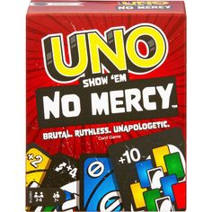 uno show'em no mercy card game