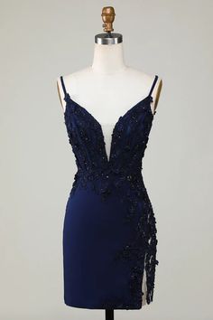 Sparkly Navy Corset Tight Short Homecoming Dress with Lace – Buyishang Dresses Hoco Dresses Navy Blue, Navy Corset, Lovely Partner, Tight Mini Dress, Lace Prom Dress, Dress Occasion, Short Homecoming Dress, Hoco Dresses, Shorts With Tights