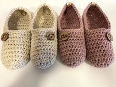 Soft crochet organic cotton slippers for woman. Crochet with care  Warm, soft and very gentle for your feet. Coconut button may vary from the picture but allways very nice pattern and the same size.  A touch of rustic!  *high quality and durable * Made of 100% orgsnic cotton from Europe  * Colors may vary from picture  * Care instruction: Machine wash gentle cycle or hand wash in cold water, air dry * Just choose your size (US) and color and your slippers will be made soon. Usually I need about Comfortable Crochet Yarn Slippers, Handmade Comfortable Indoor Slippers, Lavender Favors, Slippers Crochet, Handmade Favors, Lavender Pillows, Dried Lavender Flowers, Lavender Fragrance, Soft Slippers